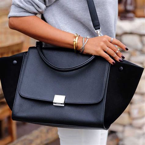 celine bag trapeze size|celine trapeze bag price.